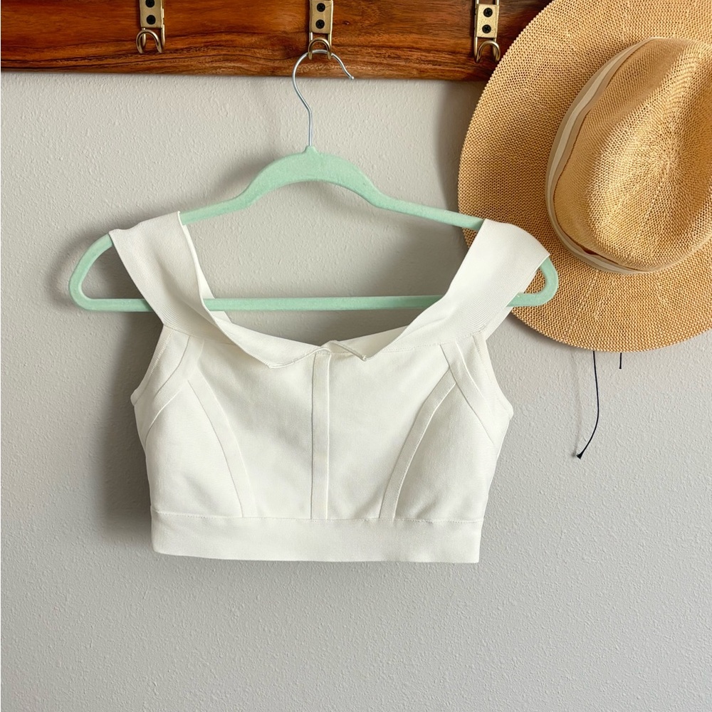 BCBG‎ Max Azria White Corset top size Small